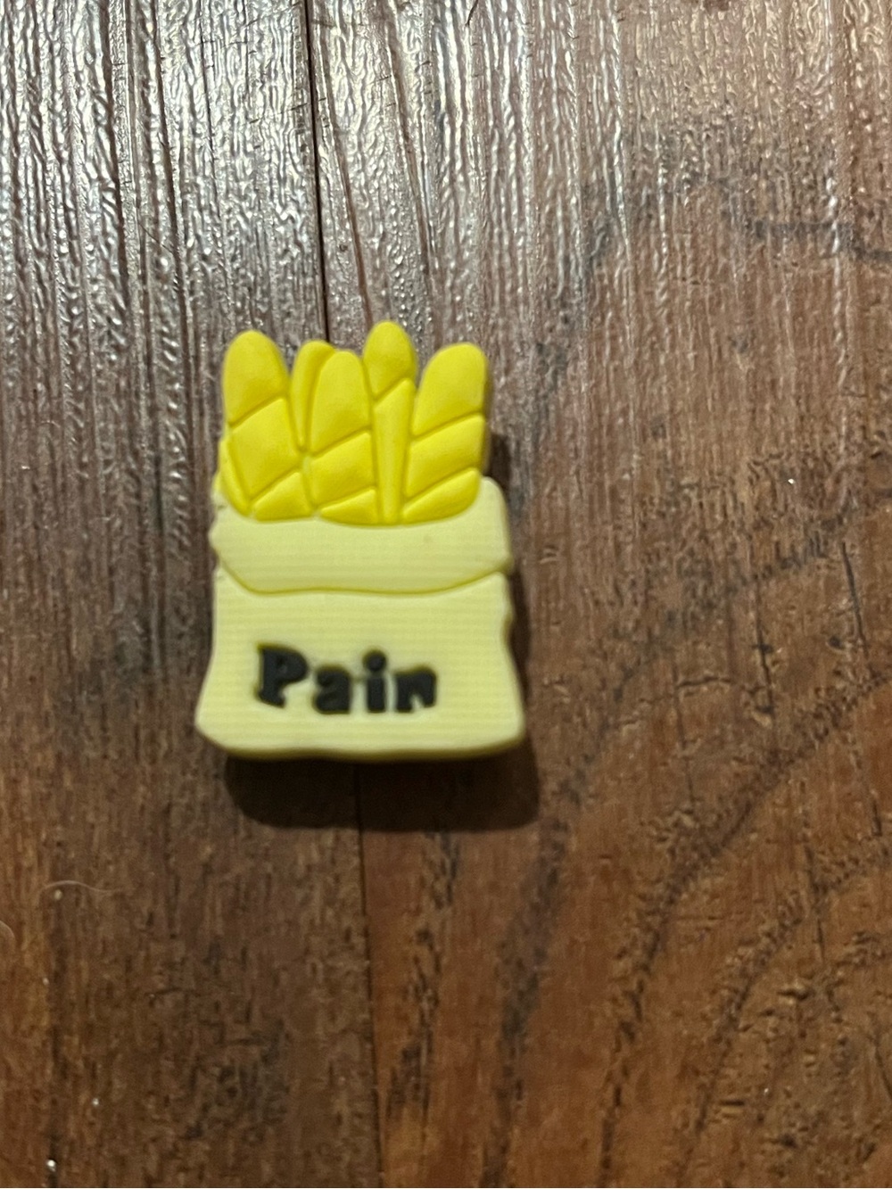 Funny Bread Pain Shoe Charm